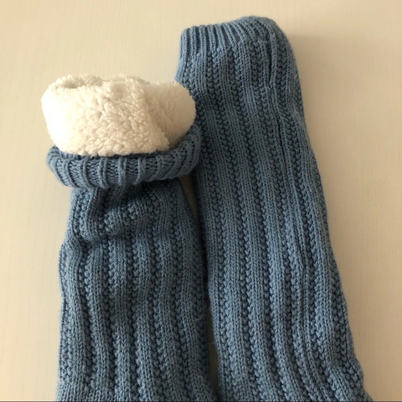 Indigo reading sock. Blue - Picture 2 of 2